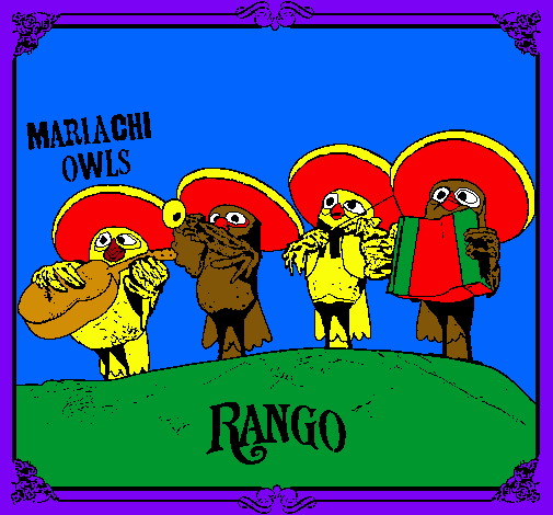 Dibujo Mariachi Owls pintado por maickel