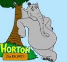 Dibujo Horton pintado por 124619555555