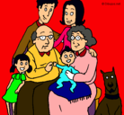 Dibujo Familia pintado por alexxa
