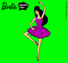Dibujo Barbie bailarina de ballet pintado por tatikalzate