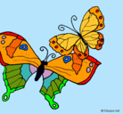 Dibujo Mariposas pintado por lolaisa