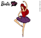 Dibujo Barbie bailarina de ballet pintado por luisita
