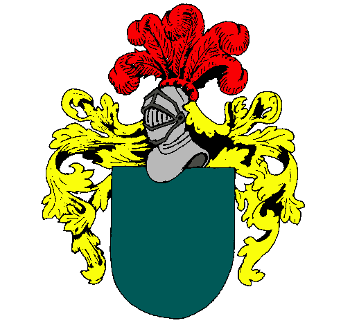 Escudo de armas y casco