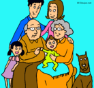 Dibujo Familia pintado por aneth255