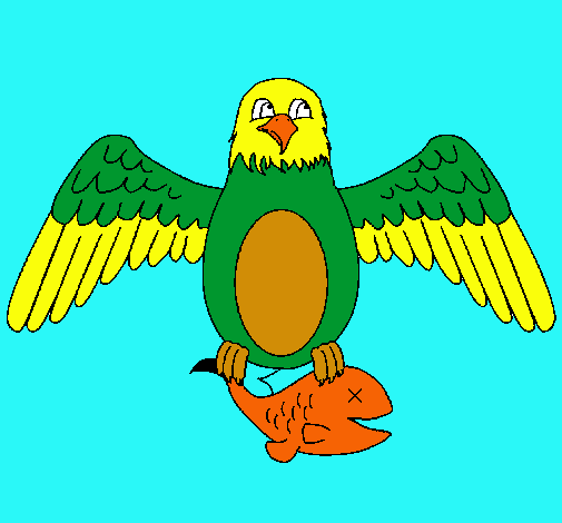 Águila cazando