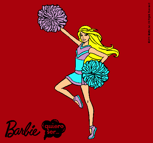 Dibujo Barbie animadora pintado por Blooma