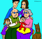 Dibujo Familia pintado por family1