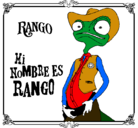 Dibujo Rango pintado por peyo