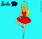 Dibujo Barbie bailarina de ballet pintado por Briisita