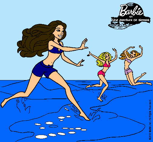 Barbie de regreso a la playa