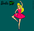 Dibujo Barbie bailarina de ballet pintado por ivet