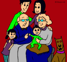 Dibujo Familia pintado por escobarmati
