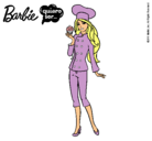 Dibujo Barbie de chef pintado por cocinera