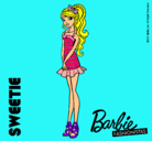 Dibujo Barbie Fashionista 6 pintado por rania