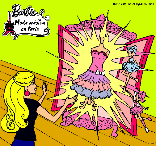 El vestido mágico de Barbie