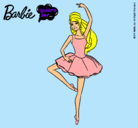 Dibujo Barbie bailarina de ballet pintado por moiio