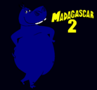 Dibujo Madagascar 2 Gloria pintado por iiiiiiiiiiii