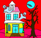 Dibujo Casa fantansma pintado por rubenvnvcngf