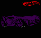 Dibujo Hot Wheels 3 pintado por donova