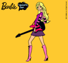 Dibujo Barbie la rockera pintado por agus-