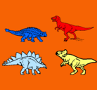Dibujo Dinosaurios de tierra pintado por R55R6566