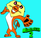 Dibujo Madagascar 2 Alex 2 pintado por erickdanie