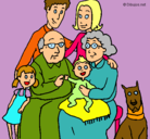 Dibujo Familia pintado por sofiarias