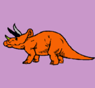 Dibujo Triceratops pintado por rfdr4e4ew