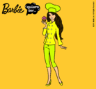 Dibujo Barbie de chef pintado por auryla