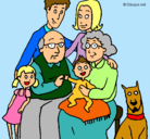 Dibujo Familia pintado por marsan