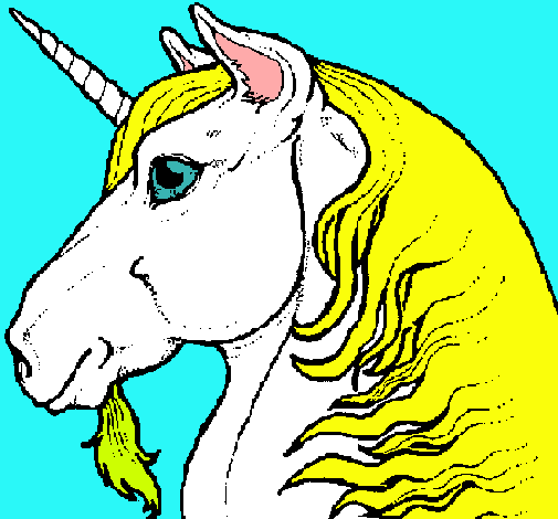 Cabeza de unicornio