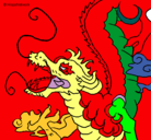 Dibujo Dragón japonés pintado por YANINANICOLE