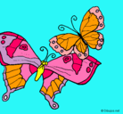Dibujo Mariposas pintado por sofiaboca