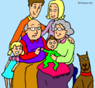 Dibujo Familia pintado por osoriomari