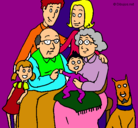 Dibujo Familia pintado por lopezmari