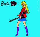 Dibujo Barbie la rockera pintado por ashleyp