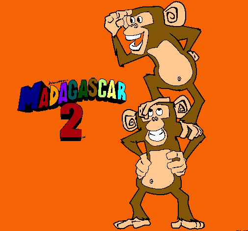 Madagascar 2 Manson y Phil