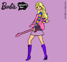 Dibujo Barbie la rockera pintado por sharick 