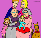 Dibujo Familia pintado por famly 