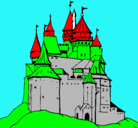 Dibujo Castillo medieval pintado por wladimir