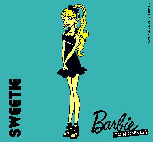 Dibujo Barbie Fashionista 6 pintado por zayuri