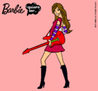 Dibujo Barbie la rockera pintado por jemily