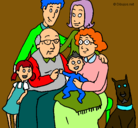 Dibujo Familia pintado por jesika 