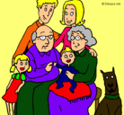 Dibujo Familia pintado por marianito3