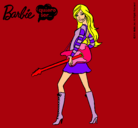 Dibujo Barbie la rockera pintado por Blooma