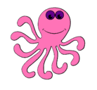 Dibujo Pulpo 2 pintado por nenita_mox