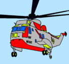 Dibujo Helicóptero al rescate pintado por alex111
