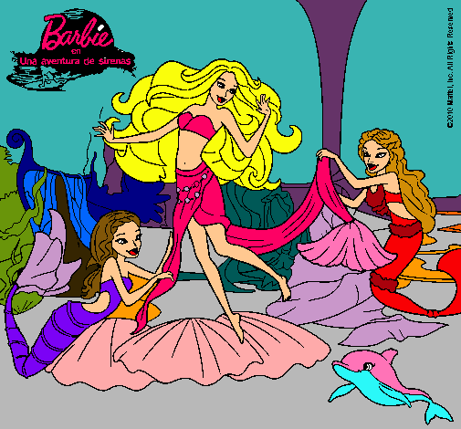 Barbie con sirenas