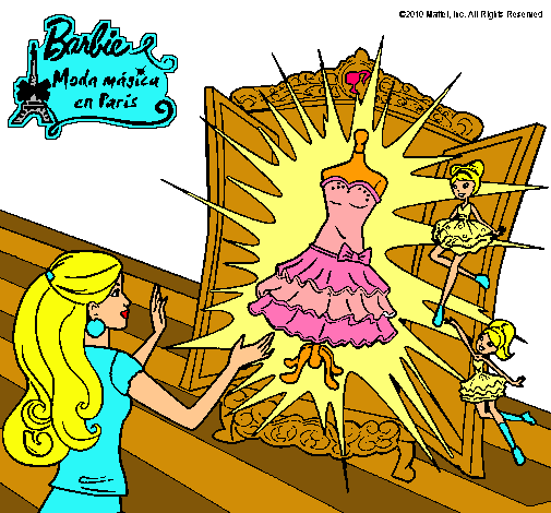 El vestido mágico de Barbie