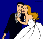 Dibujo Marido y mujer pintado por lauracinta